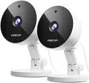FOSCAM - 3K 5MP Magnetic Indoor Outdoor Security Camera 2.4G 5G WiFi Mini for Dogs, Cat/Pet/Baby, Smart Motion Detection, 20X Zoom, 2 Audio