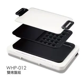 日本IRIS OHYAMA溫控電烤盤 WHP-012 雙控溫  平面烤盤＋章魚燒烤盤 75海