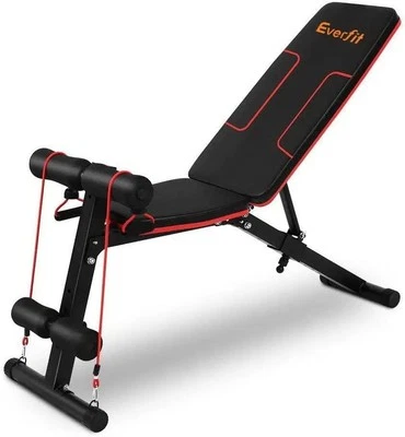Everfit Weight Bench Adjustable Incline FID Press Weights Exercise Equipment