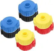 Abaodam 8pcs Quick Release Drum Cymbal Nuts Plastic Topper Nuts for Percussion Drumming Enhanced Stability Compatibility Fits Various Drum Kits and Cymbal Models
