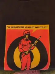 OBEY DISSENT MANIFESTO RIOT COP T-SHIRT MEDIUM FOREST GREEN NEW.