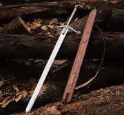Custom Handmade J2 Steel Blade Scottish Claymore Sword | Hunting Sword Camping
