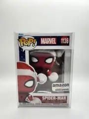 Funko Pop! Vinyl: Marvel - Spider-Man - Amazon (Exclusive) #1136 W/protector