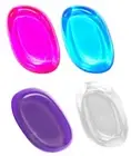 Complete Jelly Silicone Powder Puff Set Ultra-soft Durable Leaf Drop Shape Easy