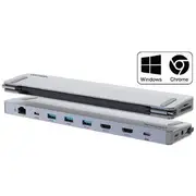 Comsol Dual Monitor USB-C 12 Port Docking Station