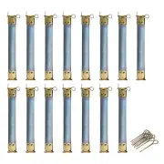 Metal Internal Flex Frames, 15Pcs 120mm Hinges Spring Clip Hook (Bronze)