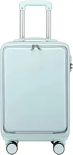 [BIRJXVTO] Carry-on Suitcase Luggage Front Opening Trolley Case Hardside Luggage Universal Wheel Suitcase Durable Carry-on Suitcases Carry On Luggages