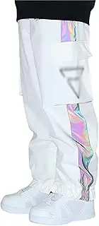 [CLSQLXYJZC] Snowboard Pants Unisex, Windproof and Warm Loose Elastic Elastic Waist Waterproof Reflective Strips Ski Clothing Equipment, for Winter Outdoor Ski Snowsuits
