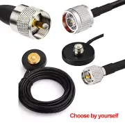 NMO / SO239 Mount Antenna Magnetic base Mini UHF PL259 N-J Plug for Mobile Radio