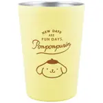 【震撼精品百貨】POM POM PURIN 布丁狗~日本三麗鷗SANRIO 布丁狗 無把不鏽鋼杯 460ML 黃大臉款*55112