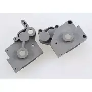 TRAXXAS 4191A: Gearbox Halves Gray Left & Right: Nitro Stampede New Traxxas