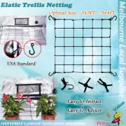 Hydroponics 3x3FT/ 3x4FT Elastic Trellis Netting Grow Tent Plant Top Support