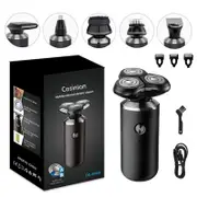 6 IN 1 Men Grooming Kit Wet Dry Electric Shaver Beard Nose Hair Trimmer Electric Razor Rechargeable Bald Head Shaving Machine