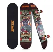 Tony Hawk Lenticular 31 In. Wanted Hawk Skateboard, 52mm Wheels.