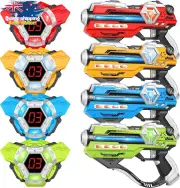 Laser Tag Guns Set of 4 with Vests Kids Teens Adults Family Fun Ages 3+