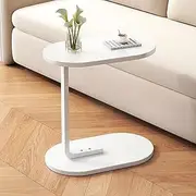 Coffee Table, Sofa Side, Bedside Table, Student Dormitory, Laptop Desk, Living Room, Bedroom, Balcony Table A80 (D White)
