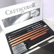 Cretacolor Skizzenset Sketching Set Woodless Graphite Chalk Pencils Charcoal