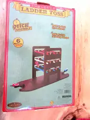 Tabletop Ladder Toss w/Built In Ball Launchers 6 Bolos NEW IN BOX Barrington.