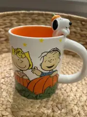 Peanuts Snoopy Large Coffee Mug Cup Halloween Fall 3D New
