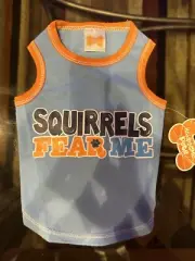 Handsome Pete Dog Shirt XS Squirrels Fear Me