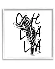 Modern Glam Ooh La La Framed Giclee Wall Art by Alison Petrie