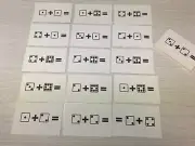 Addition Dice -Math- Laminated Activity Set - Teaching Supplies preschool