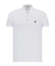 Moncler Logo Patch Polo Shirt S,XL,XXL optical white