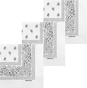 siucrde Cotton Bandanas Face Mask Square Scarf Headwear Headbands for Men & Women