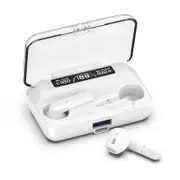 G03-2 Mini TWS Wireless Bluetooth 5.1 Stereo Sports In-Ear Headphones With Mic - White