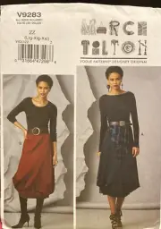 Vogue March Tilton V9283 ZZ(Lrg- XXL) Skirt Sewing Patterns