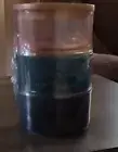 Pink Blue and Green Clear Stackable Glass Storage Containers (3 Pk)