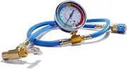 AC R134A Car Auto Air Conditioning Refrigerant Recharge Measuring Hose Gauge Kit ALKOY