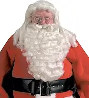 Santa Claus Deluxe Wig & Beard One Size