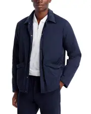 Herno Light Stretch Nylon & Light Cord Patch Pocket Jacket