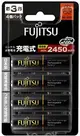 【文具通】日本製 Fujitsu FDK 富士通 鎳氫 NI-MH 低自放 充電式 電池 充電電池 ニッケル水素電池 AA 3號 2450mAh HR-3UTHC(2B)(4B) AAA 4號 2顆或4顆裝 900mAh HR-4UTHC(2B)(4B) Q2010173