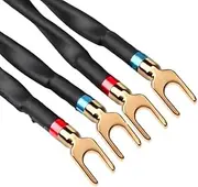 A Pair of HiFi Speaker Wire Plugs Speaker Wire USB Cable(Y to Y,3000mm)
