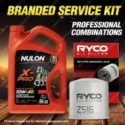 Ryco Oil Filter Nulon 5L XPR10W40 Engine Oil Kit for Ford Cougar SW SX V6 Mondeo (for: Ford)
