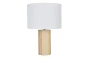 Amalfi Benton Table Lamp Wooden Base Reading Bedside Desk Lamp Home Office Decor