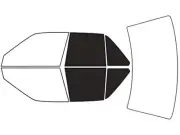 Rvinyl Window Tint Kit Fits Fits Nissan Stanza 1990-1992