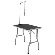 Bath Grooming Table for Dogs Cats Pets Adjustable 1 Loop vidaXL