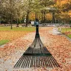 Garden Leaf Rake High Performance Metal Rake for RV Lawns Collecting Leaves
