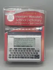 Franklin Electronics MWS-1940 Speaking Merriam Webster's School Dictionary
