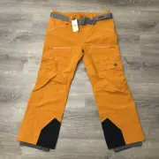 Stop Men’s Credential Snow Pants Bonfire Orange Size XL