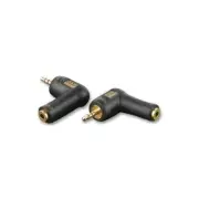 GA63201 XGA08 Xcaliber Adaptor, 90Deg, 3.5mm Stereo Socket To Pl