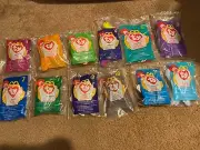 TY BEANIE BABIES (RARE) 1998 MCDONALDS COMPLETE SET OF 12 RETIRED w/ TAG ERRORS