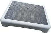 Mobility Step Stool Step Riser Slip Resistant Stepping Stool for High Bed Kitchen Bathtub Bathroom Aid Kids, Black