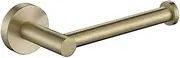 Decaura Toilet Paper Roll Holder Wall Mounted Self Adhesive Rack Tissue Storage Towel Hook Brushed Gold Bathroom