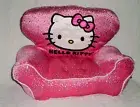 Build a Bear Hello Kitty Pink Sparkly Plush Chair 2013 Teddy Size Toy Furniture