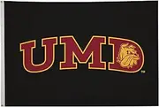 Minnesota Duluth Bulldogs 4' x 6' College Sports Printed Flag - NCAA Licensed - Nylon - School Banner (Black, Maroon, Gold)