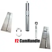 F2 CamHandles (12" inch/Straight) with ChainBeast PRO - Safety Squat Bar (SSB)